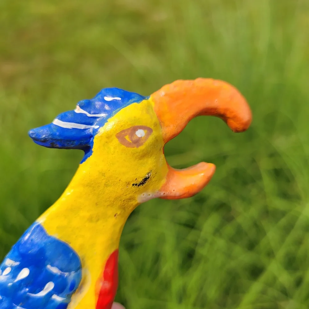 Vintage Cast Iron Parrot Bottle Opener ~ Tiki ~ Tropical ~ Bar Cart ~ Retro